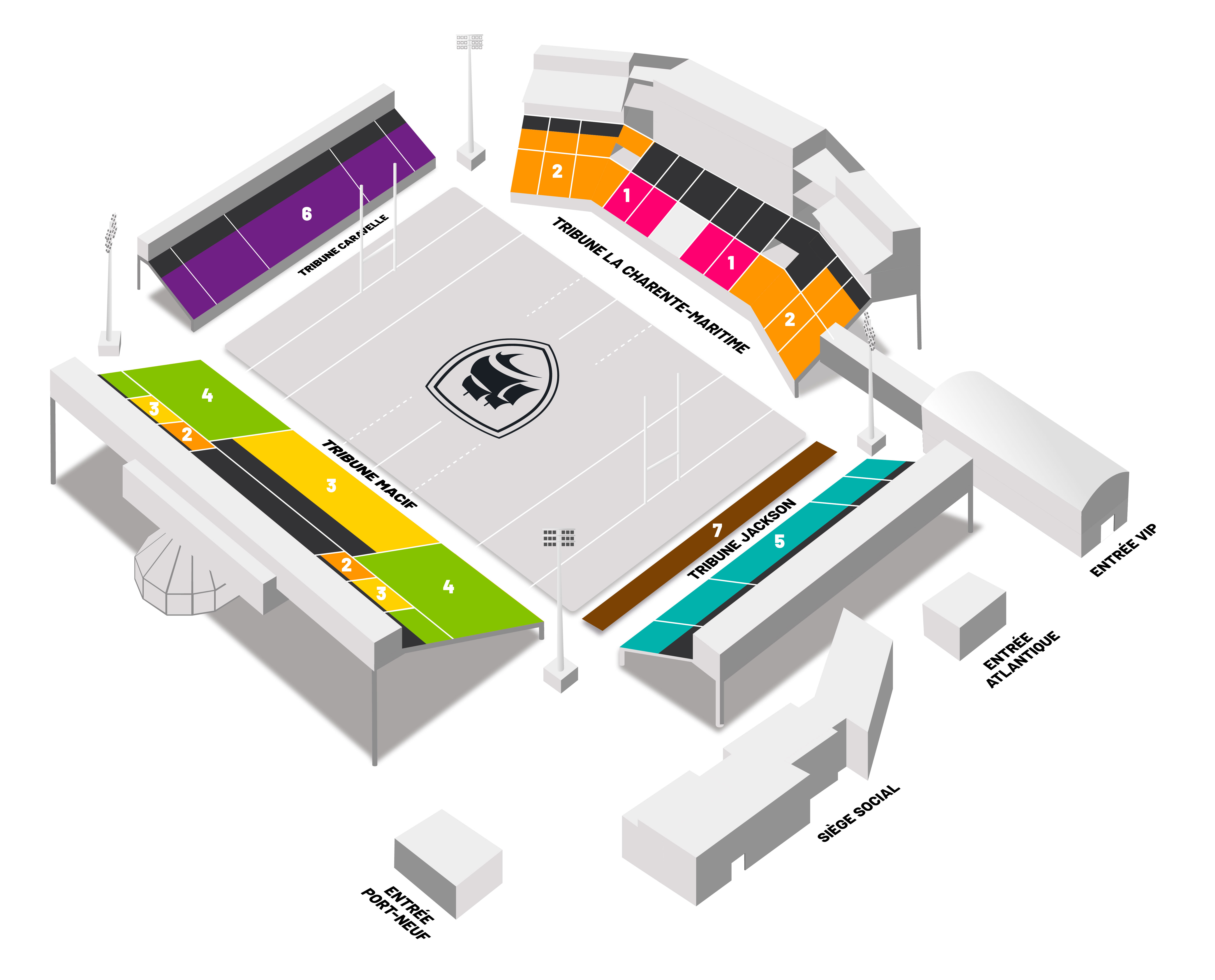RUGBY TARIFS BILLETTERIE 2024 2025 Billetterie Stade Rochelais